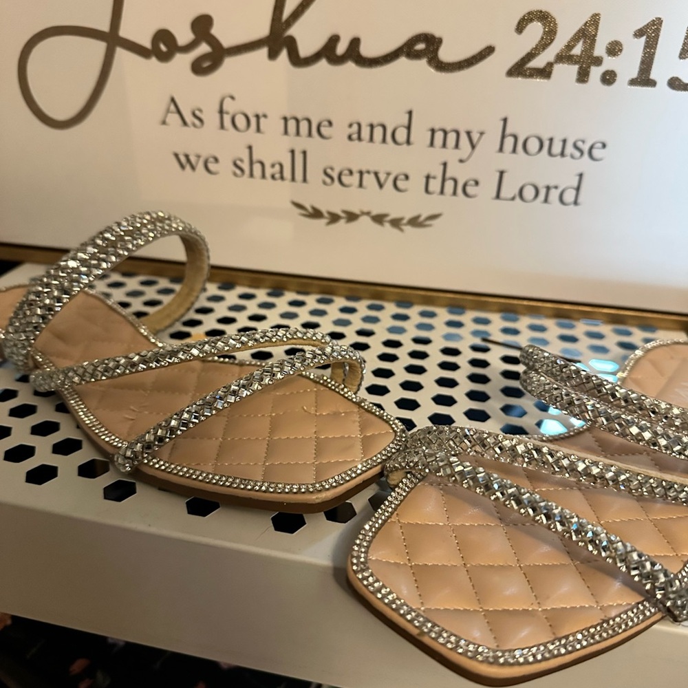 Elegant Rhinestone Sandals